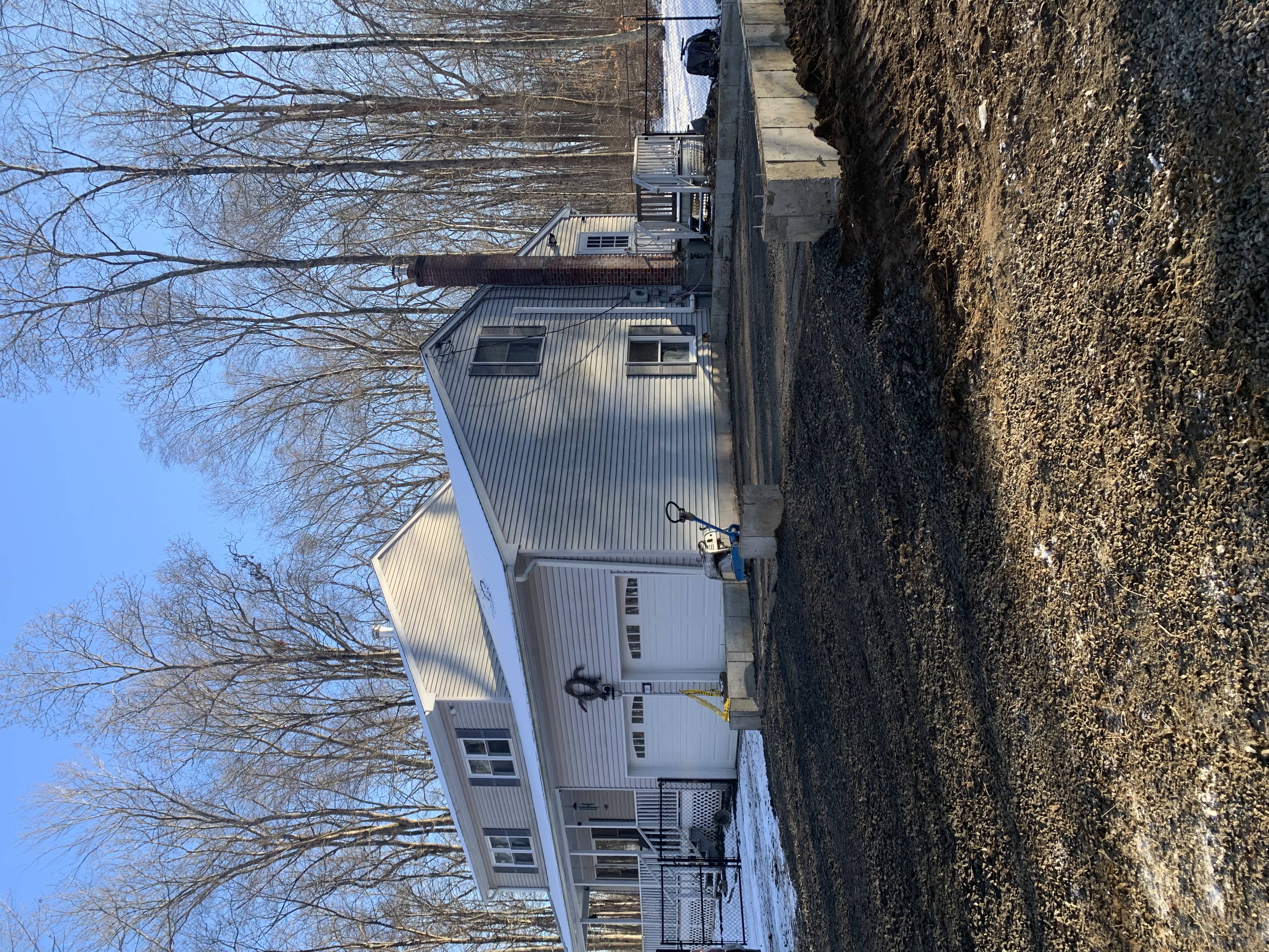 new garage foundation